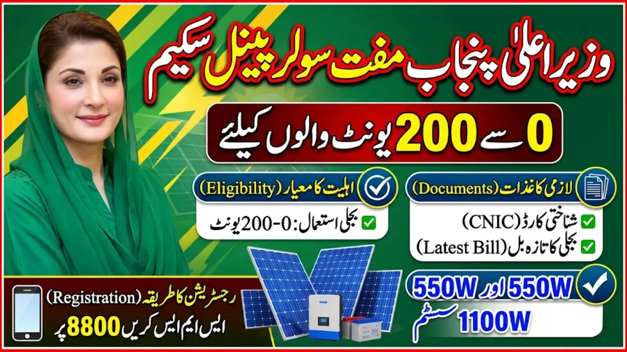 CM Punjab Solar Panel Scheme 2026
