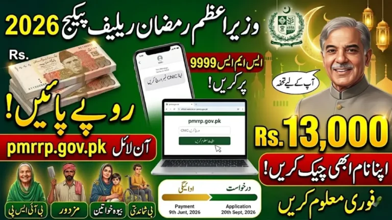 Wazir-e-Azam Ramzan Relief Package 2026